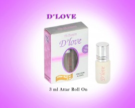 Al Nuaim D'Love 3ml Attar Perfume Oil Alcohol Free Natural by Ambrosial