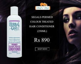 SEGALS HERBAL GLO PERMED/COLOUR TREATED SHAMPOO AND SEGALS HERBAL GLO PERMED/COLOUR TREATED CONDITIONER [COMBO PACK]