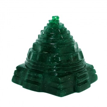 Shree Yantra In Green Jade