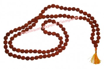 Panch Mukhi 8mm Rudraksha Beads & Mala (NTWDRUD-001)