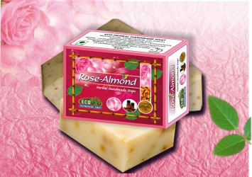 Almond-Rose Herbal Handmade Soaps