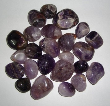 Satyamani Amethyst Tumblestone set of 5