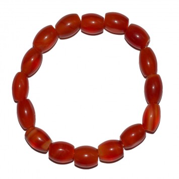 Satyamani Natural Carnelian Tumble Bracelet