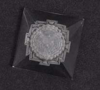 Crystal Shree Yantra in Pyramid