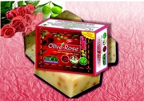 Olive-Rose Handmade Soap 85gms