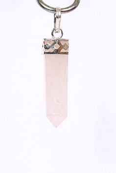 Satyamani Natural Rose Quartz Energy Pendant