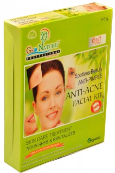 GEONATURE ANTI PIMPLE ANTI-ACNE FACIAL KIT (6 IN 1 ACTION)