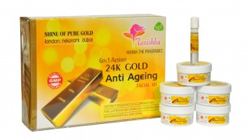 TANISHKA GOLD FACIAL KIT 415 (6 IN 1 ACTION)