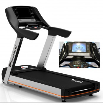 Powermax Fitness TAC-2650 Heavy Commercial Motorized Treadmill 6.o HP Continuous 3 Years Warranty