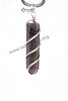 Satyamani Shadow Quartz Energy Pendant