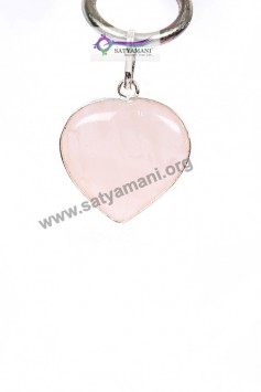 Satyamani Rose Quartz Heart Pendant for Love