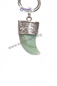 Satyamani Green Aventurine Nail Divinity Pendant