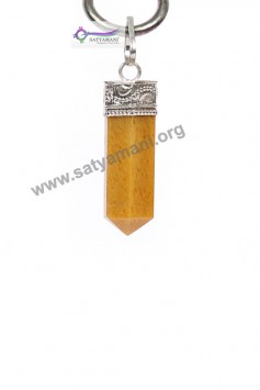 Satyamani Yellow Jasper Energy Point Pendant for Creativity