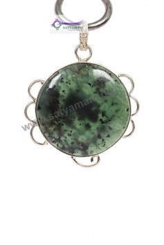 Satyamani Green Agate Energy Pendant