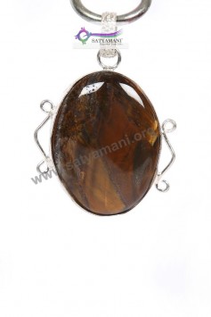 Satyamani Tiger Eye Pendant Art V