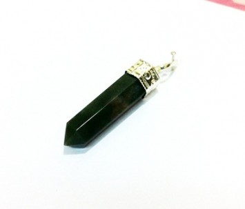 Satyamani Natural Calcite Gemstone Crystal Point Pendant