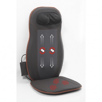 Portable kneading car seat back massager