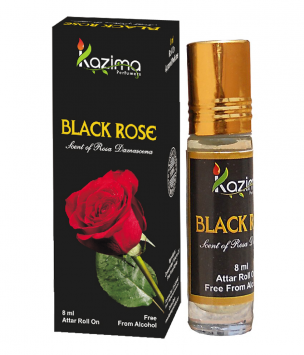 Black Rose Apparel Concentrated Attar Perfume (8ml Rollon free From Alcohol)