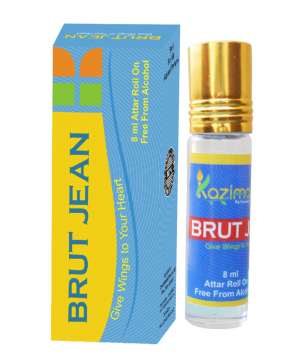 Brut Jean Apparel Concentrated Attar Perfume (8ml Rollon free From Alcohol)