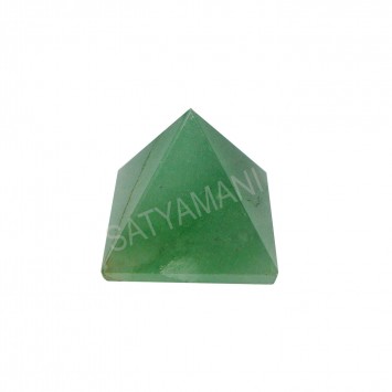 Satyamani Natural Green Aventurine Pyramid - 35 MM