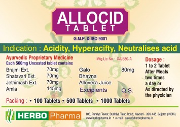 Allocid tablet