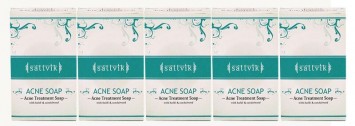 Sattvik Organics Acne Soap (pack of 5) 5X75gm