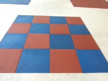 Gym rubber flooring