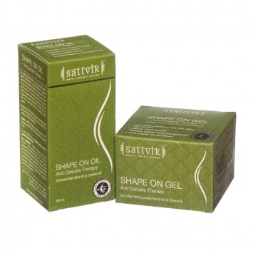 Sattvik Organics Shape On Combo- (Shape On Gel 40gm, Shape On Oil 50ml)