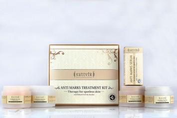 Sattvik Organics Spotless Combo- (Anti Marks Treatment Kit 180gm, Anti Marks Serum 50ml)