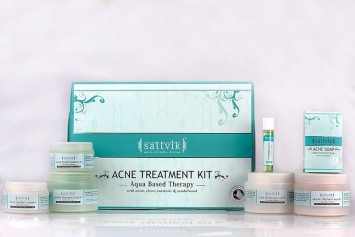 Sattvik Organics Acne Treatment Combo- (Acne Treatment Kit 160gm, Acne Soap 75gm)