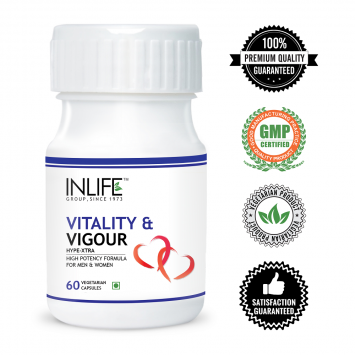 INLIFE Vitality and Vigour, Libido Enhancement (60 Veg. Capsules)