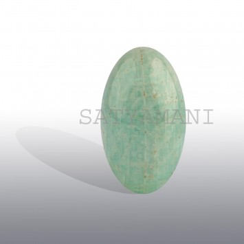 Satyamani Natural Amazonite Shiva lingam