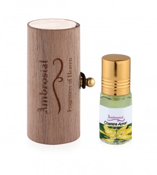 Ambrosial 3ml Champa Gift Set Natural Indian Attar Perfume Concentrate Oil