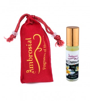 Ambrosial 8ml Nag Champa Pure & Natural Indian Attar Perfume Concentrate Oil