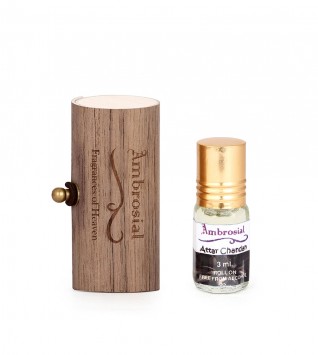 Ambrosial 3ml Chandan Gift Set Natural Indian Attar Perfume Concentrate Oil