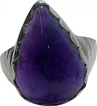 Aldomin Amethyst Ring in .925 Sterling Silver