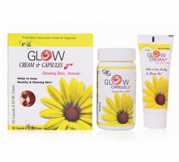 Glowing Face Cream & Capsules  - F2S Glow