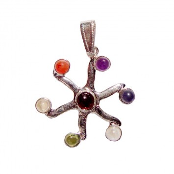 Satyamani Seven Chakra Energy Pendant