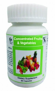 Hawaiian herbal concentrated fruits and vegetables capsule