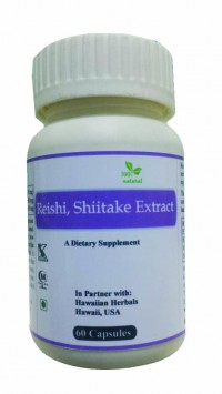 Hawaiian herbal reishi, shiitake extract capsule