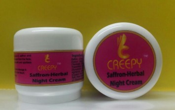 Saffron herbal night cream