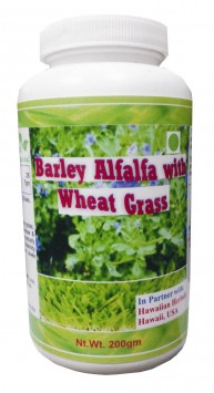 Hawaiian herbal barley alfalfa with wheat grass powder