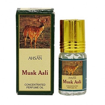 Ahsan Musk Asli Attar Roll On Perfume Oil - 3ml by Ambrosial