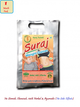 Suraj Weight Gainer (Pure Herbal Powder, Gain 3-5kgs weight)