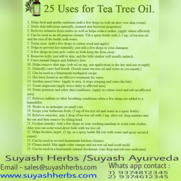 Tea Tree oil uses