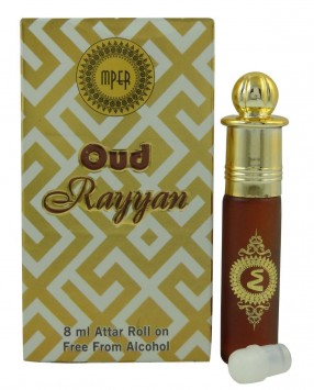 Madni Oud Rayyan 8ml Attar Perfume Oil Alcohol Free Natural by Ambrosial