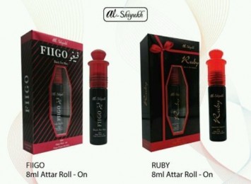 Al Shiyukh 8ml Fiigo + 8ml Ruby Attar Perfume Oil by Ambrosial