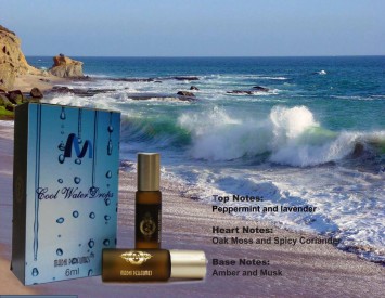 Madni 6ml Cool Water Drops Exotic Extrait de Parfum | Attar | Ittar | Perfume