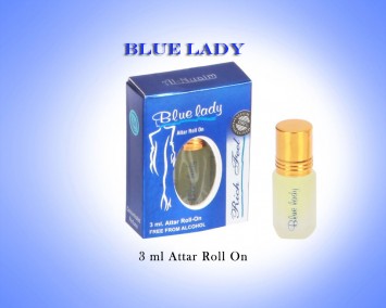 Al Nuaim Blue Lady 3ml Attar Perfume Oil Alcohol Free Natural by Ambrosial