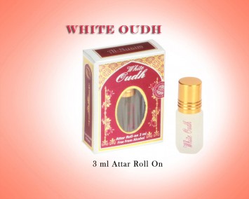 Al Nuaim White Oudh 3ml Attar Perfume Oil Alcohol Free Natural by Ambrosial